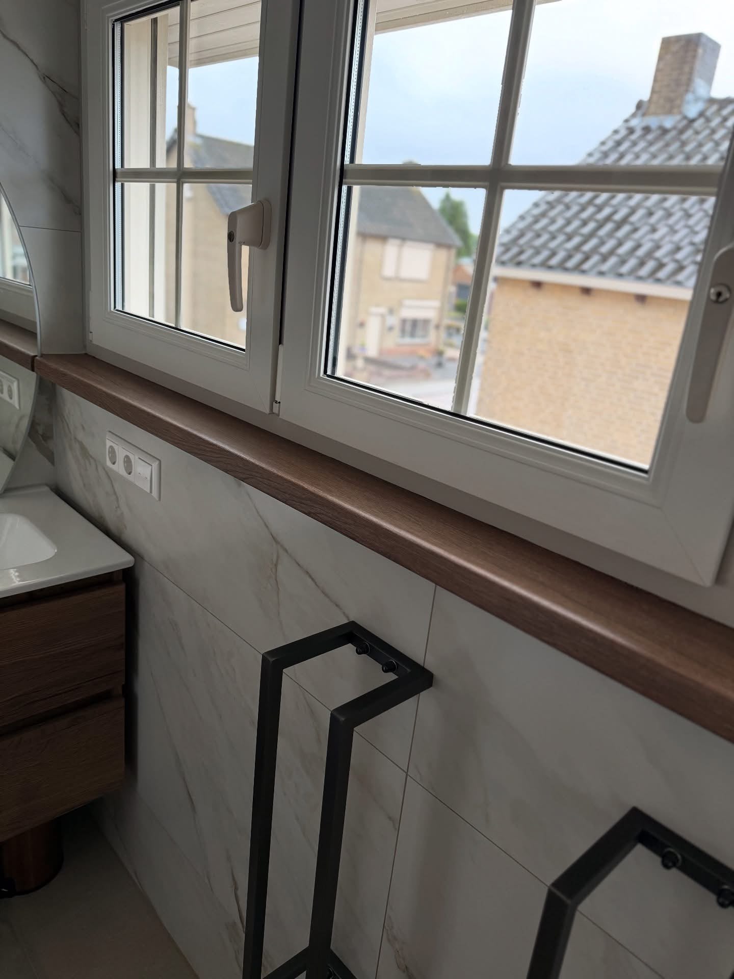 Vensterbank in het interieur